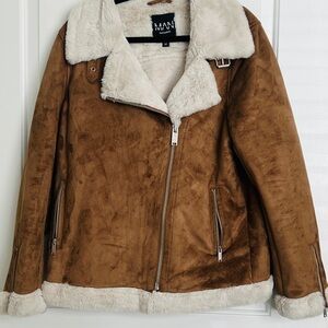 Faux Shearling Brown Jacket